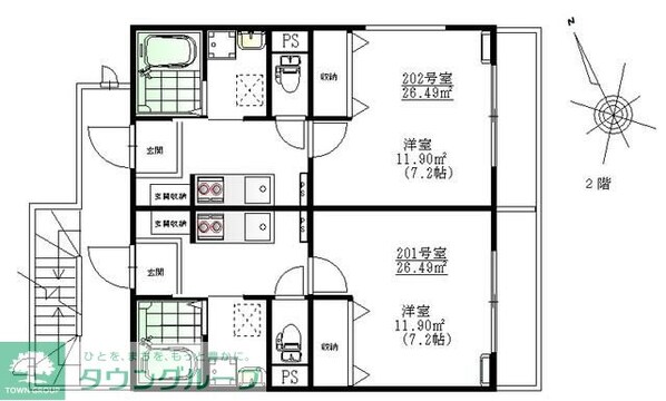 ローラン ハイツ.の物件間取画像